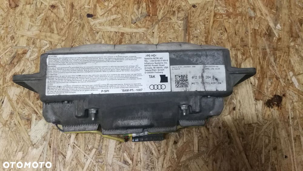 PODUSZKA POWIETRZNA PASAŻERA AUDI A6 C6 4F2880204D - 1