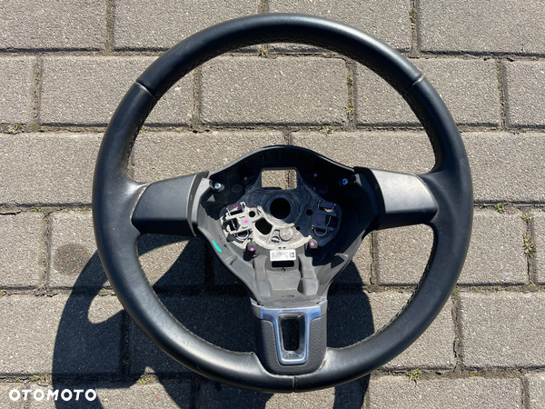VW POLO V 6R 09- KIEROWNICA SKÓRZANA TRÓJRAMIENNA BDB 6R0419091Q