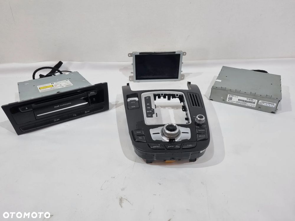 AUDI A4 B8 A5 8T ZESTAW MMI WYŚWIETLACZ NAWIGACJA 4G0035057J 8T0919611K 8R0919604A 8R1035670J - 1