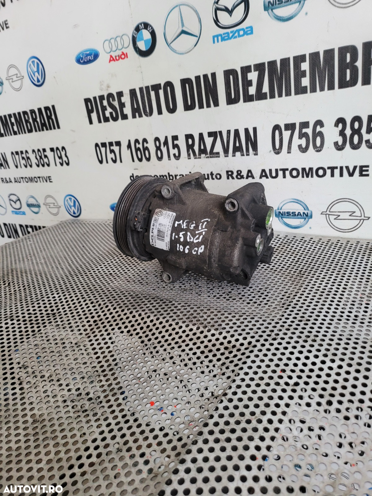 Compresor Clima Ac Renault Megane 2 Scenic 2 1.5 Dci Euro 4 106 Cai Injectie Siemens Dezmembrez Ren - 3