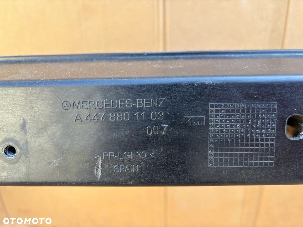 Mercedes Vito V Klasa 447 W447 15- Oryginalne Wzmocnienie Przednie Pas Przedni A4478801103 Cały Ładny Diesel - 10