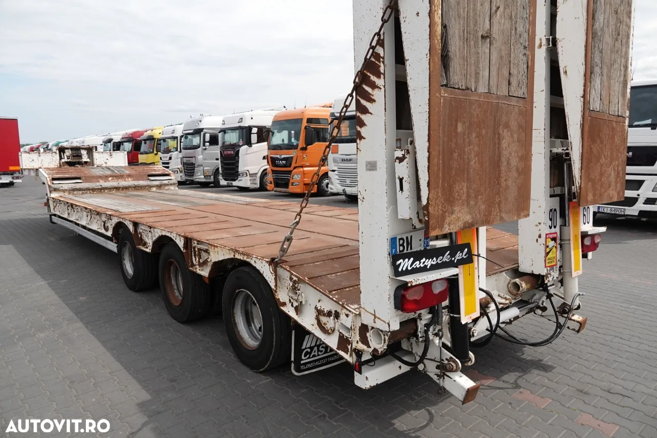 Castera CAMION CU ÎNCĂRCARE MICĂ CASTERA / 3 AXI / AXĂ DE DIRECȚIE / SUPRACARCĂRI HIDRAULICE / TROLIU / IMPORTAT - 12