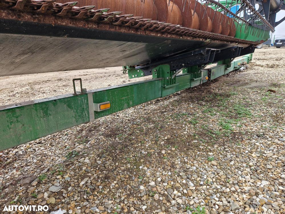 John Deere 630X HEADER PAIOASE si CARUCIOR TRANSPORT  ZURN SWW500-630X - 23