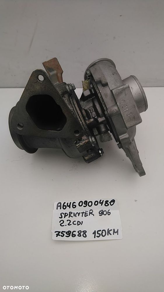 TURBINA 2.1 CDI 2.2 CDI 109KM 150KM SPRINTER W906 A6460900480 759688 - 3