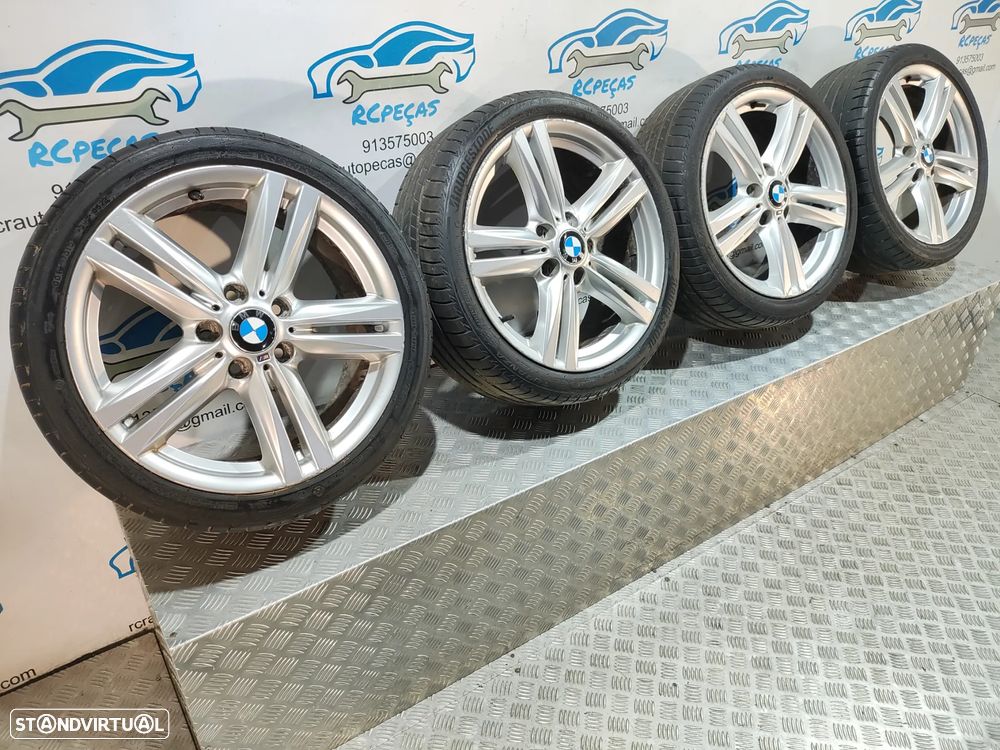 JANTES ORIGINAIS BMW SERIE 1 F20 F21 PACK M STYLE 386M 18 POLEGADAS 7,5J 8J ET34 ET37 5X120 - 6