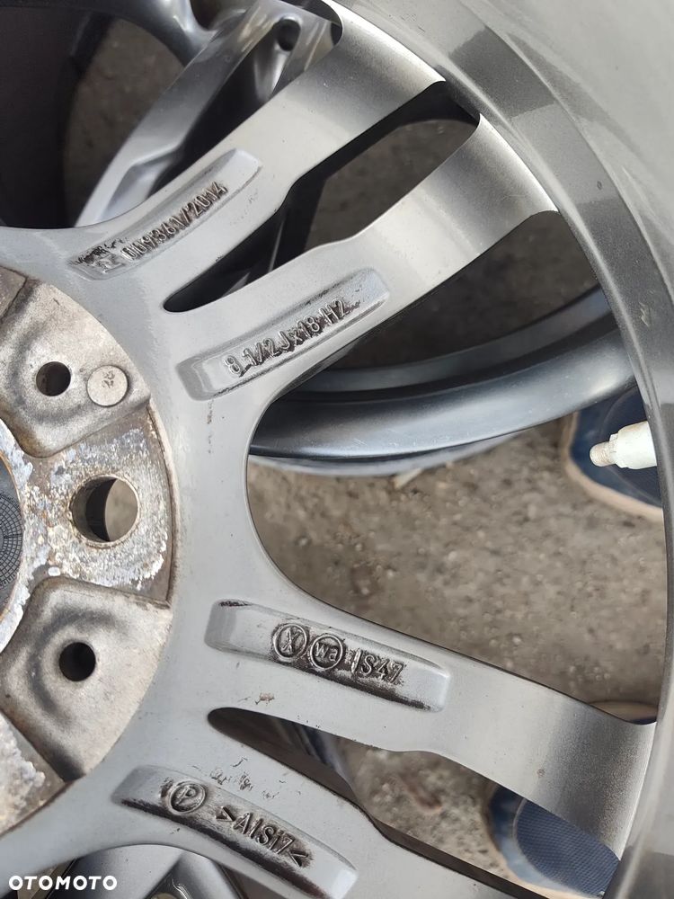 5x120 Felgi Aluminiowe ALUFELGI Oryginalne GRAFITOWE 8J 8,5J 18 Koła BMW SERIA 3 M-Pakiet E36 E46 F30 F31 Z3 Z4 E90 E91 E92 E92 E93 F32 F33 4 F36 Gran Coupe 1 E81 E87 E88 E82 X5 E53 Legnica ALU-RAD STYLING WZÓR 441M - 12