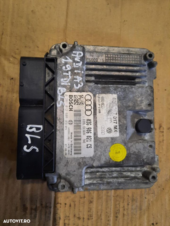 calculator motor ecu motor audi a3 1.9tdi cod bls edc16u34 perfect funcțional