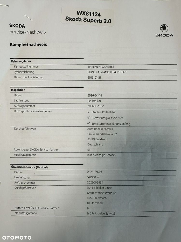 Skoda Superb 2.0 TDI SCR Ambition DSG - 38