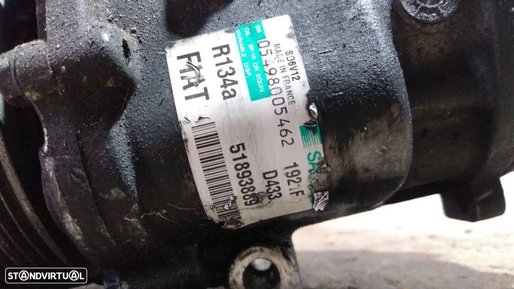 COMPRESSOR AR CONDICIONADO FIAT FIORINO FURGÃO/BREAK FAMILIAR -51893889 - 3