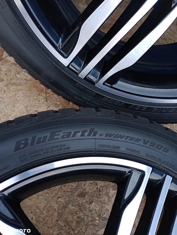 KOŁA ZIMOWE ALUMINIOWE TOYOTA C-HR 5X114 R19 7,5J ET50 OPONY 225/45 R19 96V YOKOHAMA BLUEARTH V905 - 11
