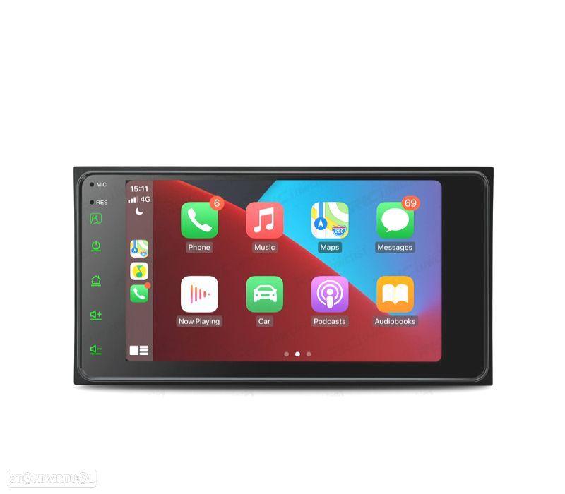 AUTO RADIO GPS ANDROID 10 PARA TOYOTA COROLLA CAMRY YARIS VIOS RAV4 - 5