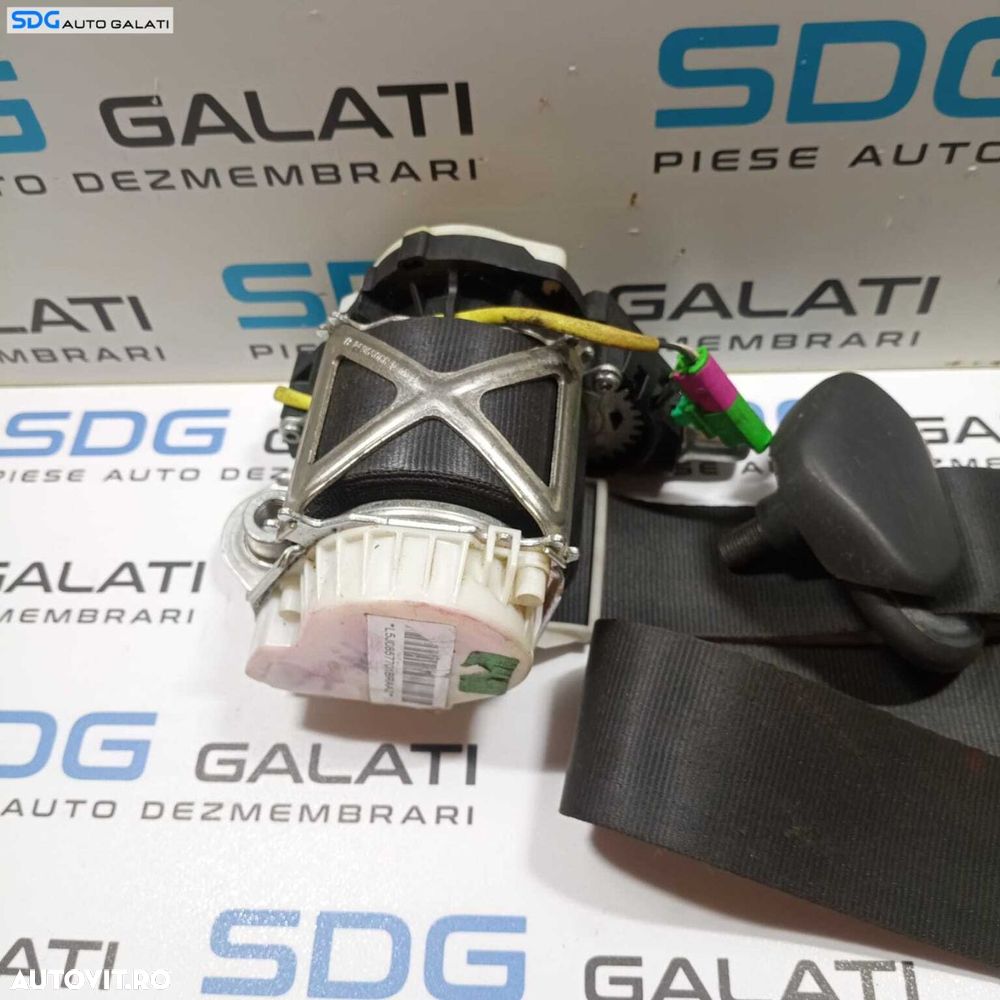 Centura Siguranta Stanga Fata Skoda Fabia 2 2007 - 2015 Cod 5J0857701B [1979] - 1