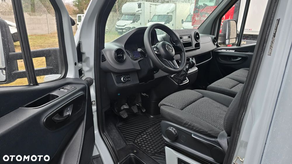 Mercedes-Benz SPRINTER 316 CDI 907❗ PLANDEKA 10 PALET / DRZWI Z TYŁU / DWIE WYSOKOSCI JAZDY / ZABUDOWA JEGGER / MAX ROZSTAW OSI / PODUSZKI PNEUMATYCZNE / SYPIALKA / RAMA / LAWETA / SALON POLSKA ❗❗ - 8