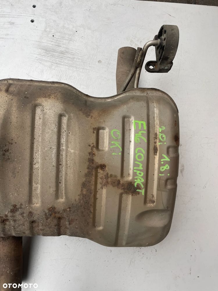 Tłumik końcowy bmw e46 Compact n42 n46 1.6 1.8 2.0 i ładny - 2