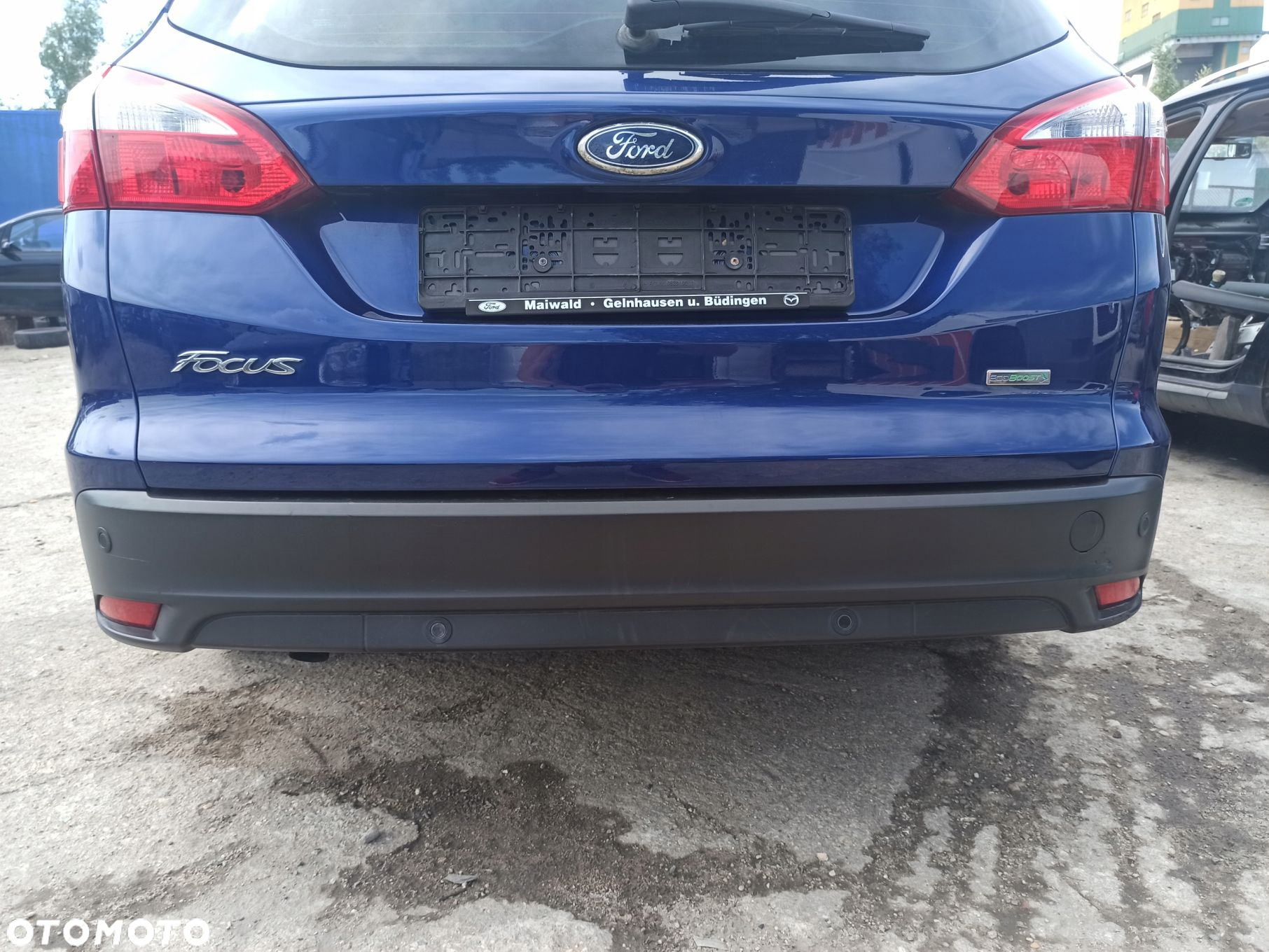 Zderzak tył tylny FORD FOCUS MK3 KOMBI kolor 1D PDC czujniki parkowania - 2