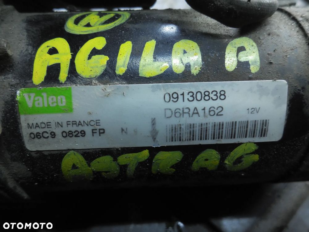 ROZRUSZNIK OPEL CORSA 1.2 16V 09130838 D6RA162 POSIADAM 6 SZT - 7