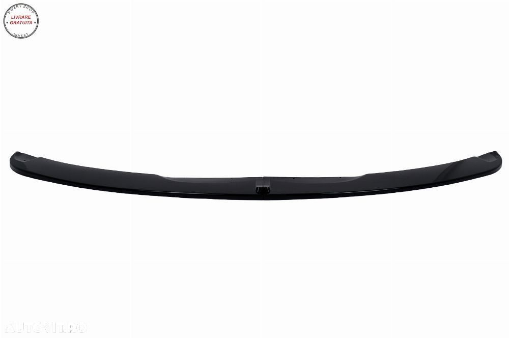 Prelungire Bara Fata BMW Seria 3 E90 E91 Sedan Touring LCI (2008-2011) Negru Lucio- livrare gratuita - 2
