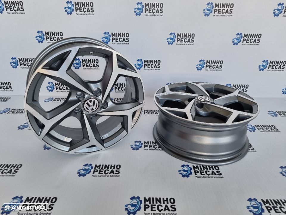 Jantes Vw Polo R-Line em 15 (5x100) GunMetal - 4
