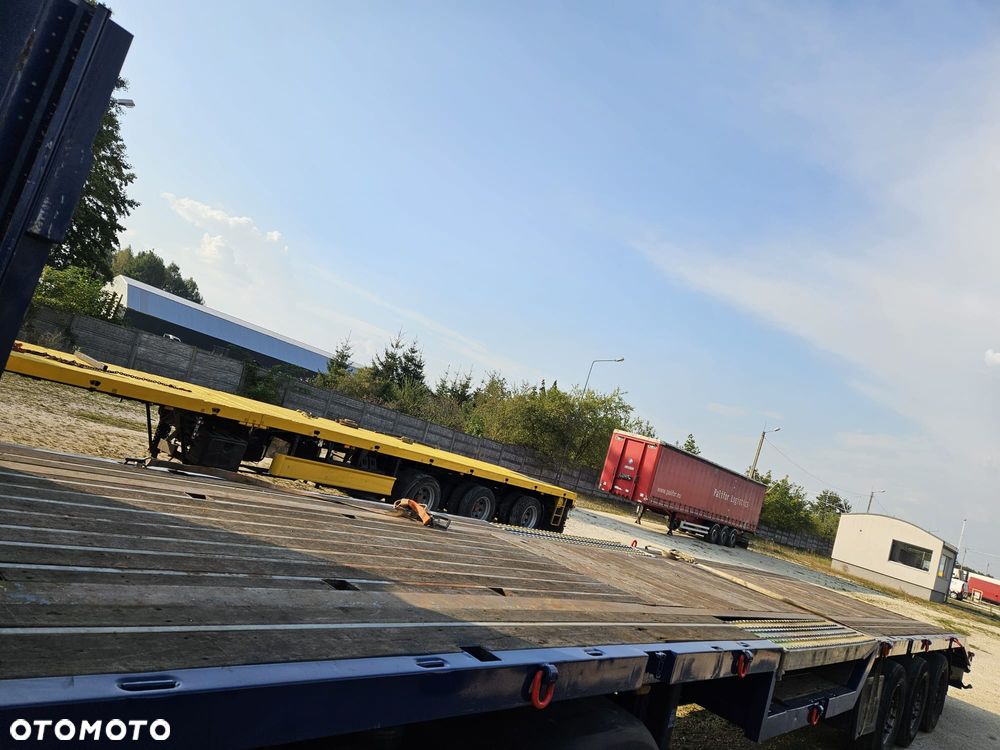 Lag platforma niskopodwoziowa zagłębienia na kombajn, ładowarkę, dźwig, ciągnik siodłowy, 13,5m pokładu - 6