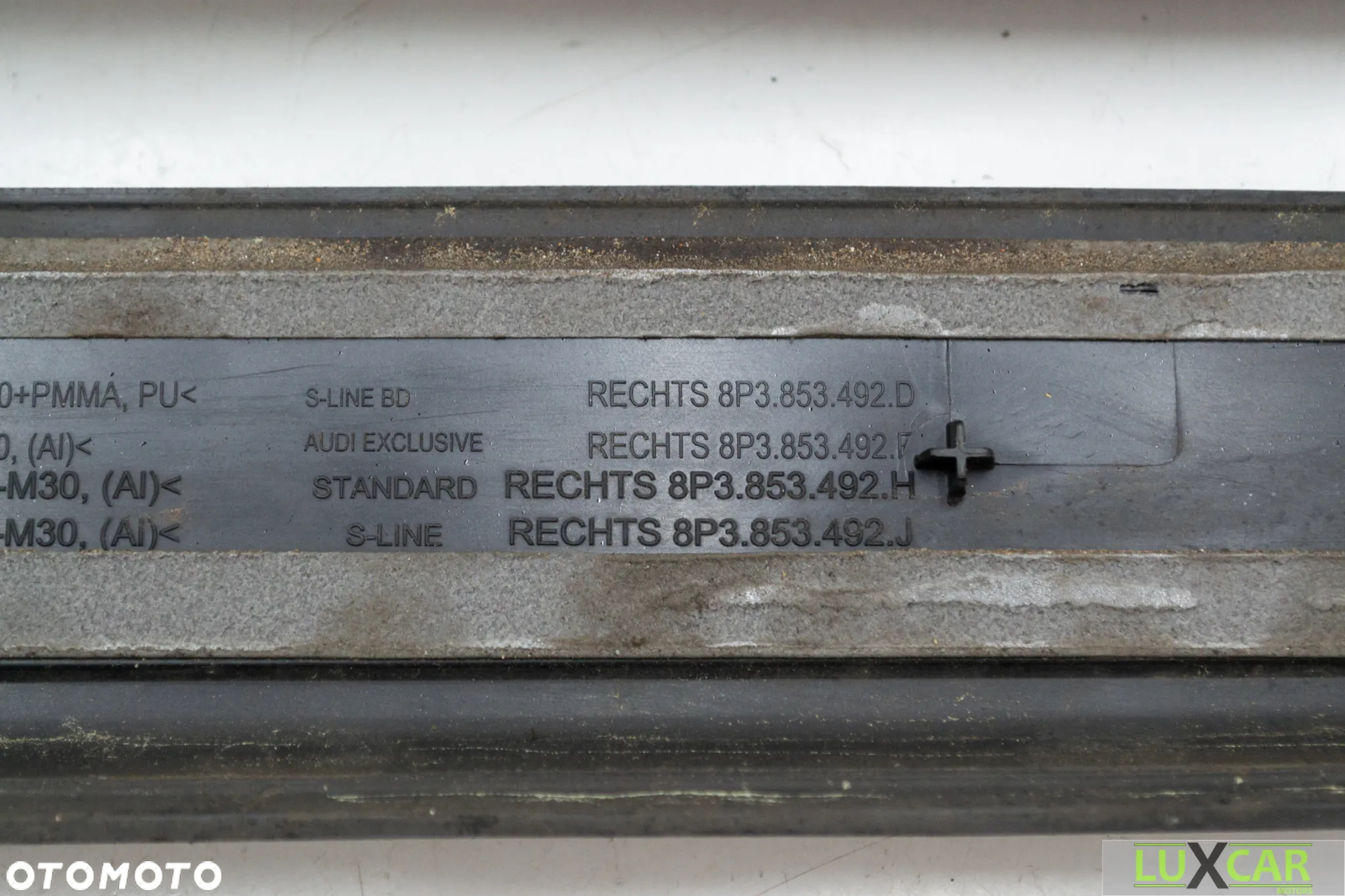 AUDI A3 8P 3D S-LINE LISTWY PROGOWE NAKŁADKI GORLICE - 6