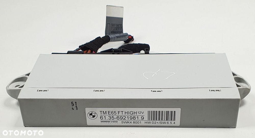 STEROWNIKI DRZWI LEWY PRZÓD BMW 7 E65 6921981 - 1