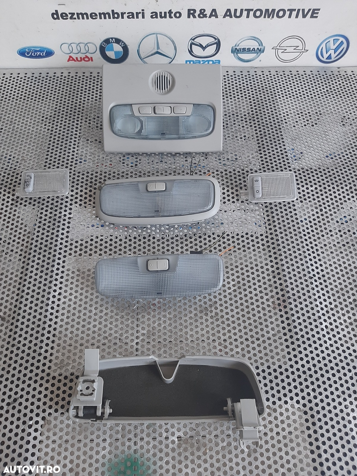 Parasolar Maner Plafon Plafoniera Fata Spate Suport Ochelari Ford Focus 2 Facelift An 2008-2009-201 - 3