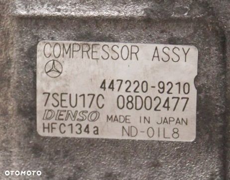 SPRĘŻARKA KLIMATYZACJI MERCEDES R230 447220-9210 - 8