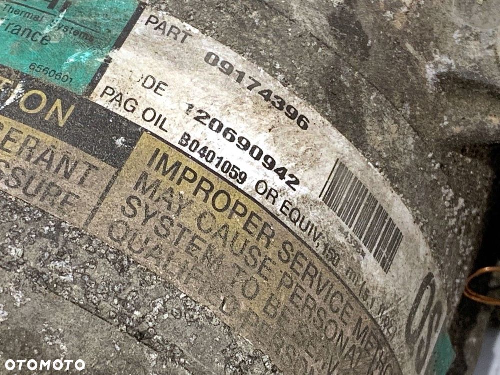 SPRĘŻARKA KLIMATYZACJI  OPEL ZAFIRA A nadwozie wielkoprzestrzenne (MPV) (T98) 1999 - 2005 1.6 16V - 4