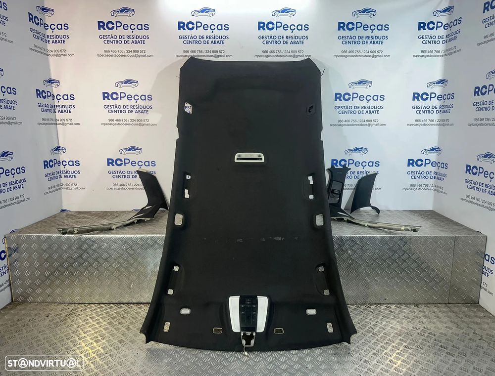 .Conjunto Interior Tecto Cúpula Preto Original Mercedes W204 Carrinha 2008 - 2014 - 2