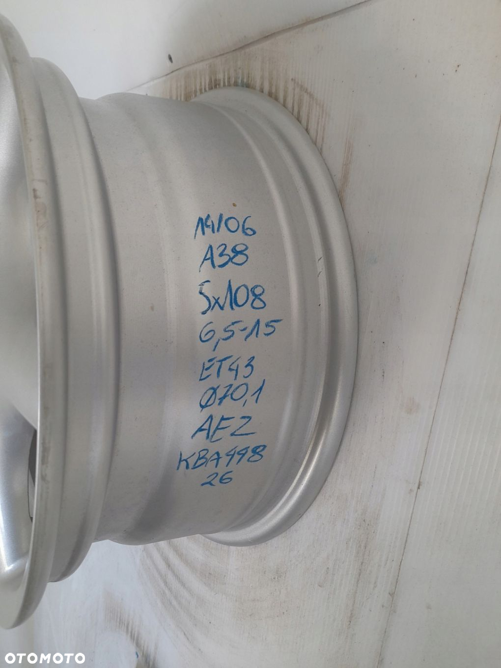Felgi aluminiowe AEZ KBA44826 6.5" x 15" 5x108 ET43 - 9