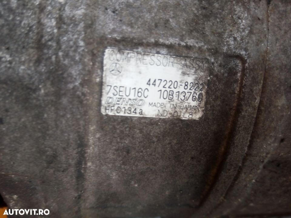 Motor Mercedes 2.2 cdi 611962 injectoare cutie viteze turbina compresor AC alternator - 12