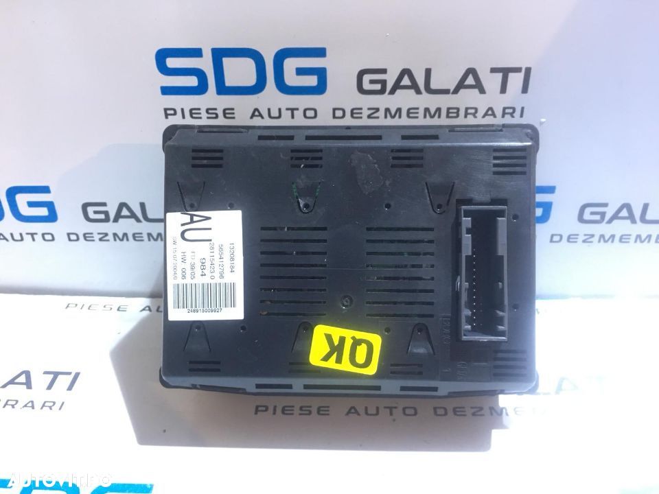 Display / Afisaj Bord Opel Vectra C 2002 - 2008 COD : 13208184 / 565412796 - 2