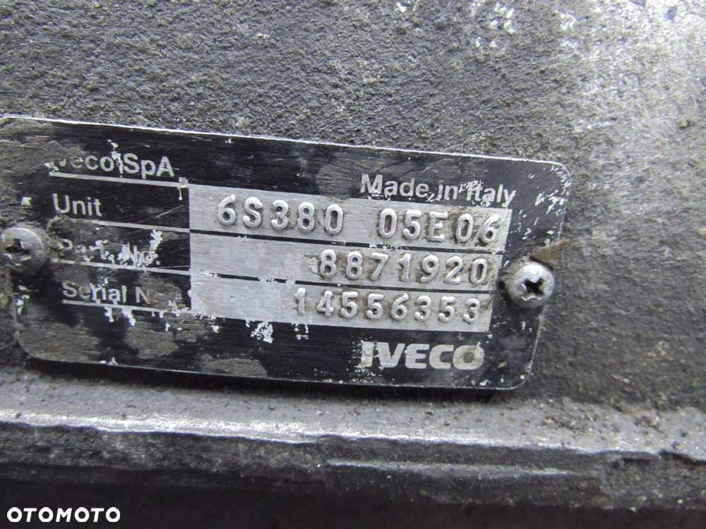 IVECO DAILY 3.0 HPI  EURO 4 SKRZYNIA BIEGOW 6S380 8871920 283tkm - 8