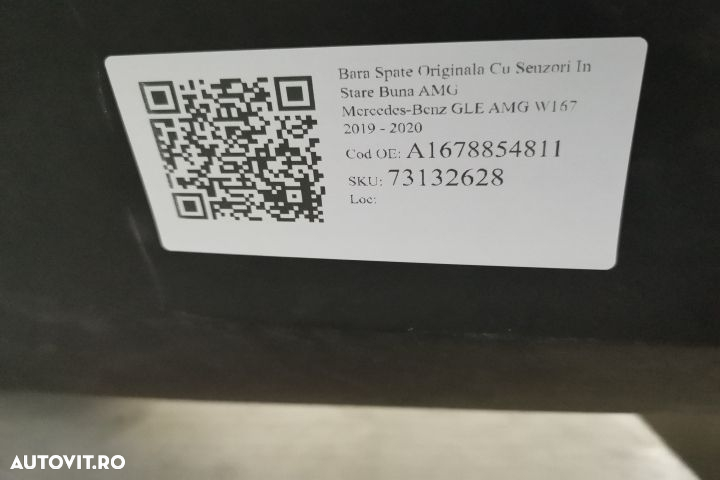 Bara Spate Originala Cu Senzori In Stare Buna AMG Mercedes-Benz  GLE A - 7