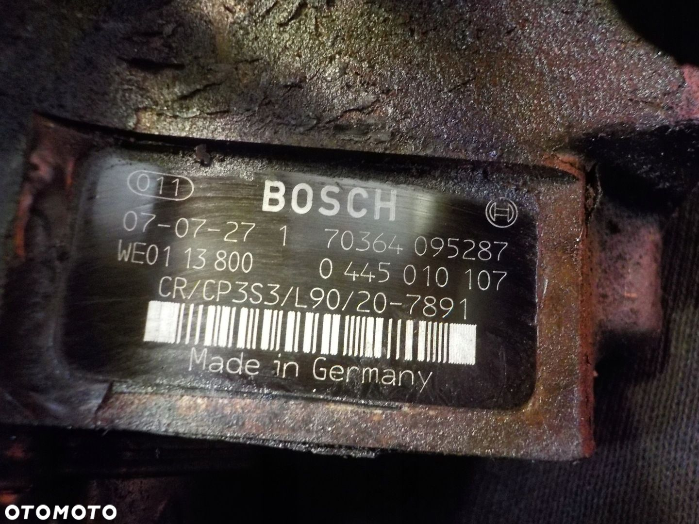 RANGER MAZDA BT-50 2.5 TDCI 10r 143KM WLAE pompa wtryskowa 0445010107 - 5