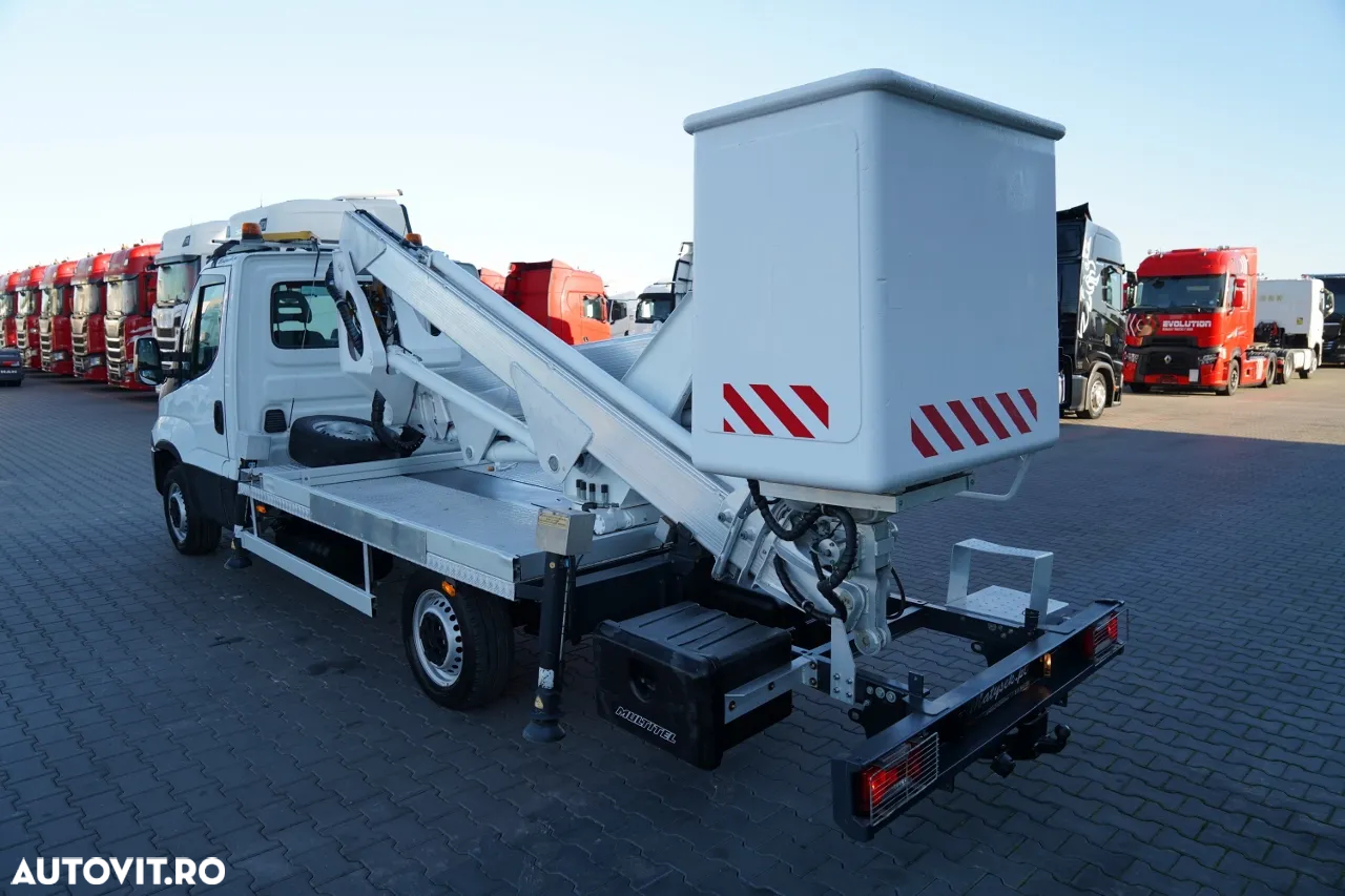 Iveco DAILY 35-120 / RIDICARE 20 METRI / 4 STABILIZATOARE / MANUALĂ / 2017 - 14