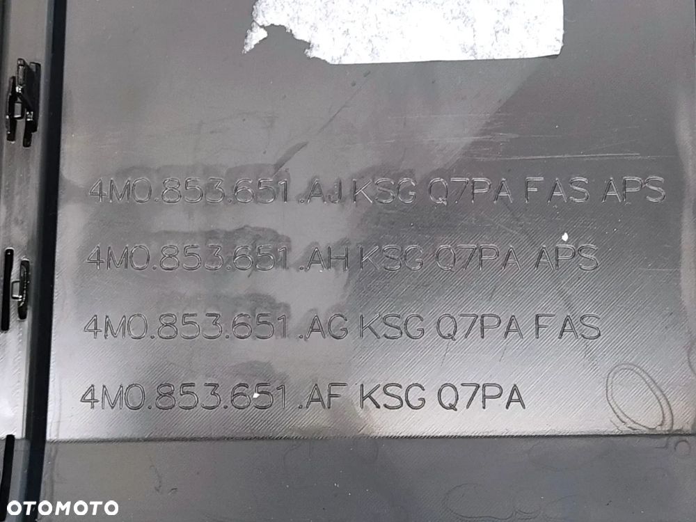 AUDI Q7 4M0 LIFT GRILL ATRAPA CHŁODNICY QUATTRO RADAR KAMERA ORYGINAŁ - 24