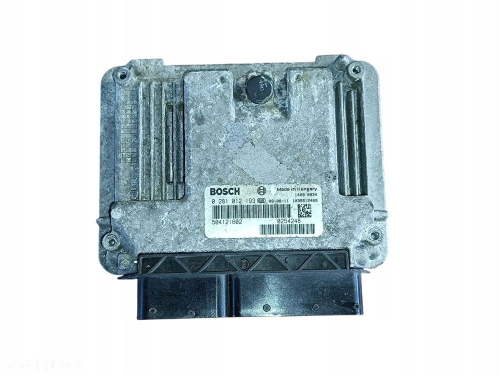sterownik silnika iveco daily 06-11 0281012193 2.3 3.0 euro 4 e4 - 2