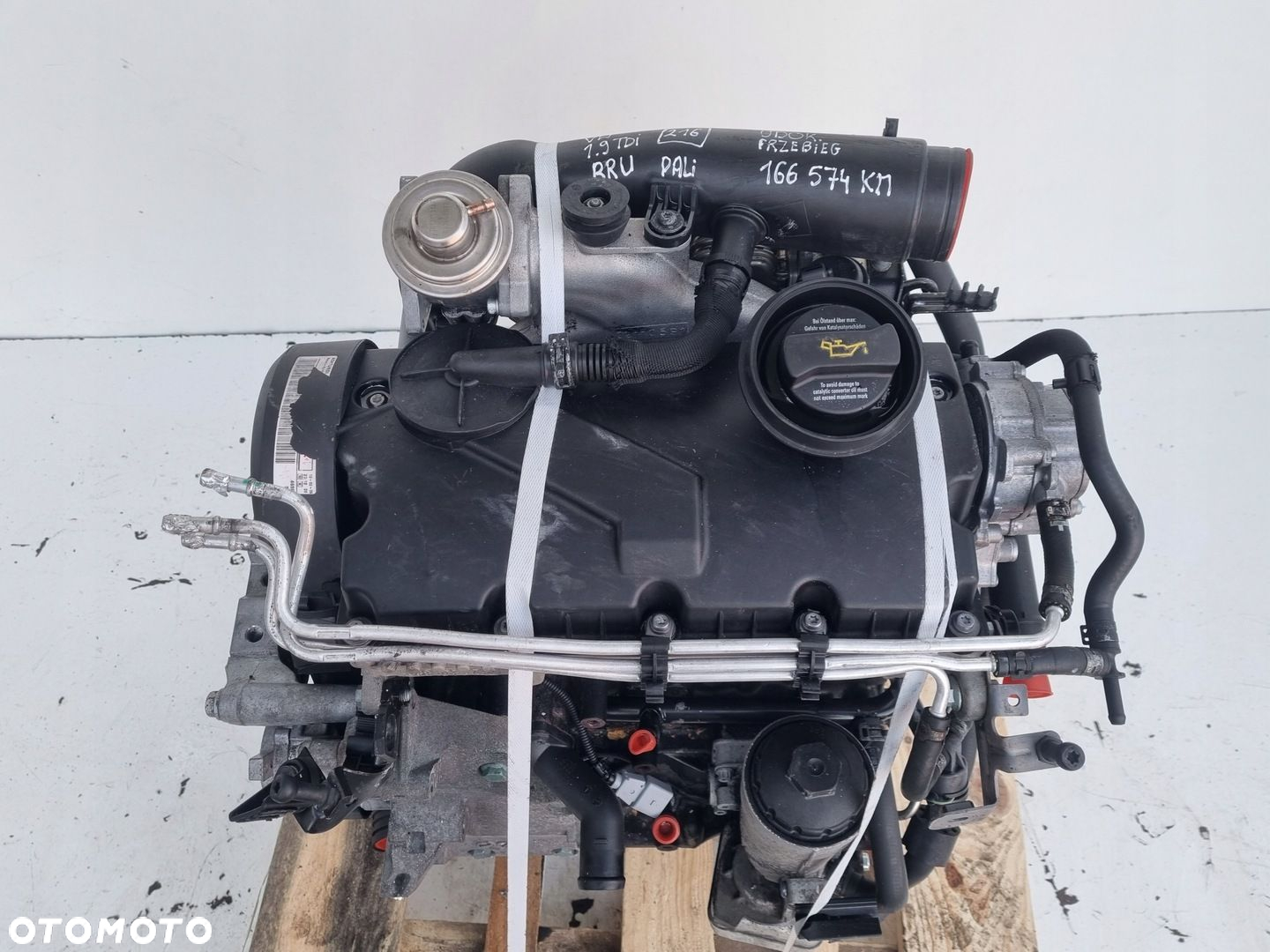 SILNIK KOMPLET VW Touran 1.9 TDI 90KM udokumentowane 166tyś BRU - 4