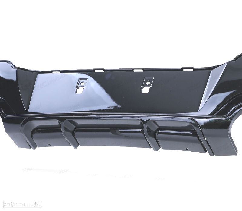DIFUSOR BMW F20 F21 11-15 PRETO BRILHANTE LOOK M PERFORMANCE - 3