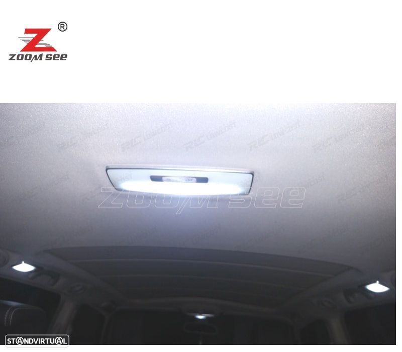 KIT COMPLETO DE 23 LÂMPADAS LED INTERIOR PARA 2006-2014 PARA RENAULT ESPACE 4 IV MK4 - 6
