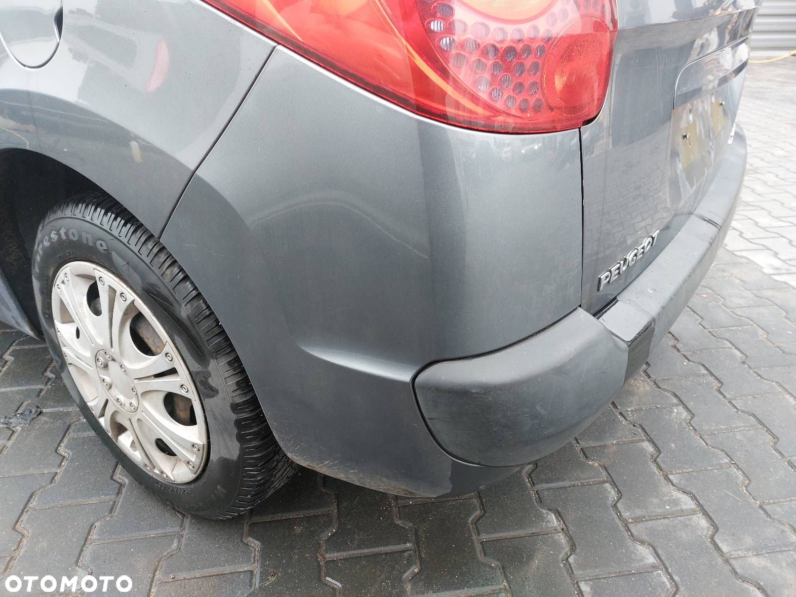 KOMPLETNY TYŁ KLAPA ZDERZAK LAMPA PEUGEOT 207 I SW LIFT KTH - 3