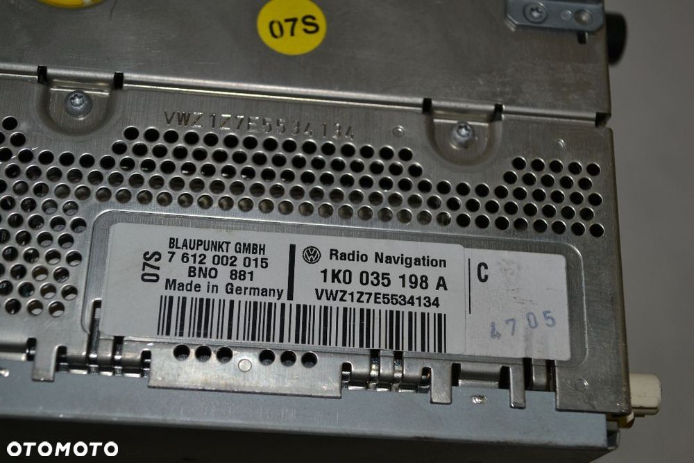 R41 RADIO SAMOCHODOWE VW NAWIGACJA 1K0035198A - 2