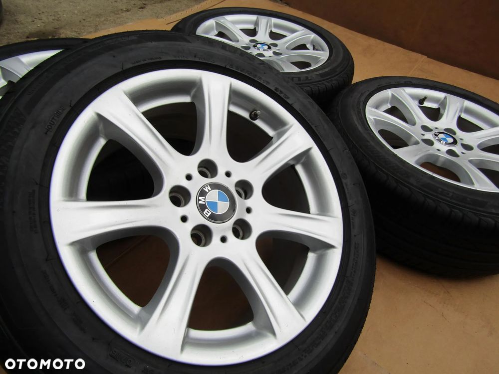 4 x Felgi Aluminiowe Koła 17 BMW 3 E90 E91 E92 E93 1 E87 8 j 5x120 ET34 piasta 72,6 mm + Opony 225/55 17 Bridgestone 7,5 mm Letnie - 14