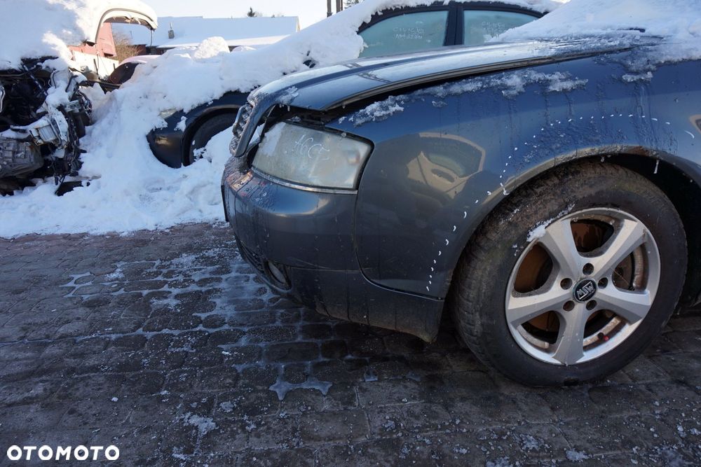 MASKA ZDERZAK BŁOTNIKI LAMPY A6 C5 LIFT LX7Z  AUDI 2001-2004 SZARY PRZÓD KOMPLETNY - 10