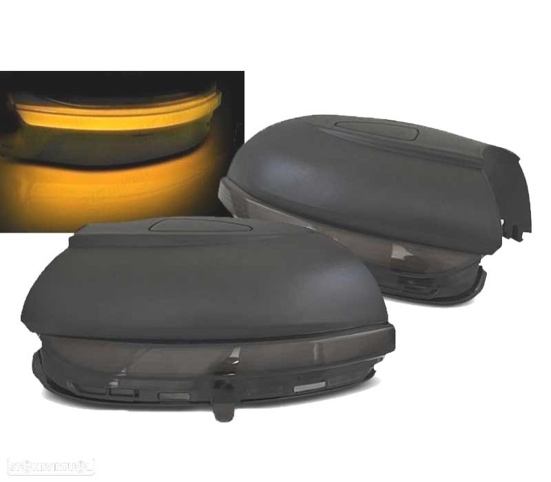 INTERMITENTES VOLKSWAGEN VW GOLF 6 TOURAN ESPELHO LED DINAMICOS AHUMADO - 1