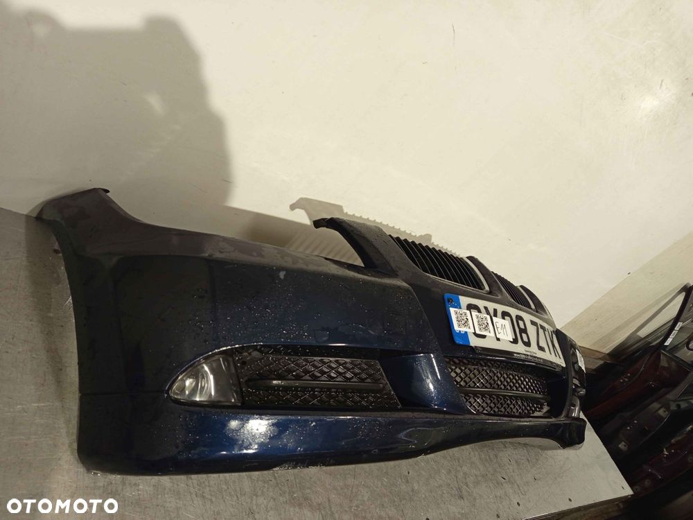 + ZDERZAK PRZÓD PRZEDNI BMW E90 E91 SERIA 3 MONACOBLAU GRANAT GRANATOWY HALOGENY - 2