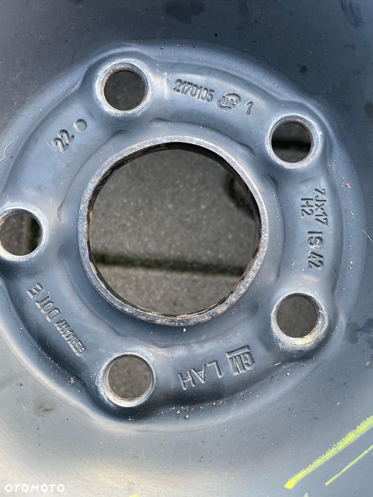 Felgi Stalowe Opel Mokka 5x105 ET:42 7x17,czujniki - 3