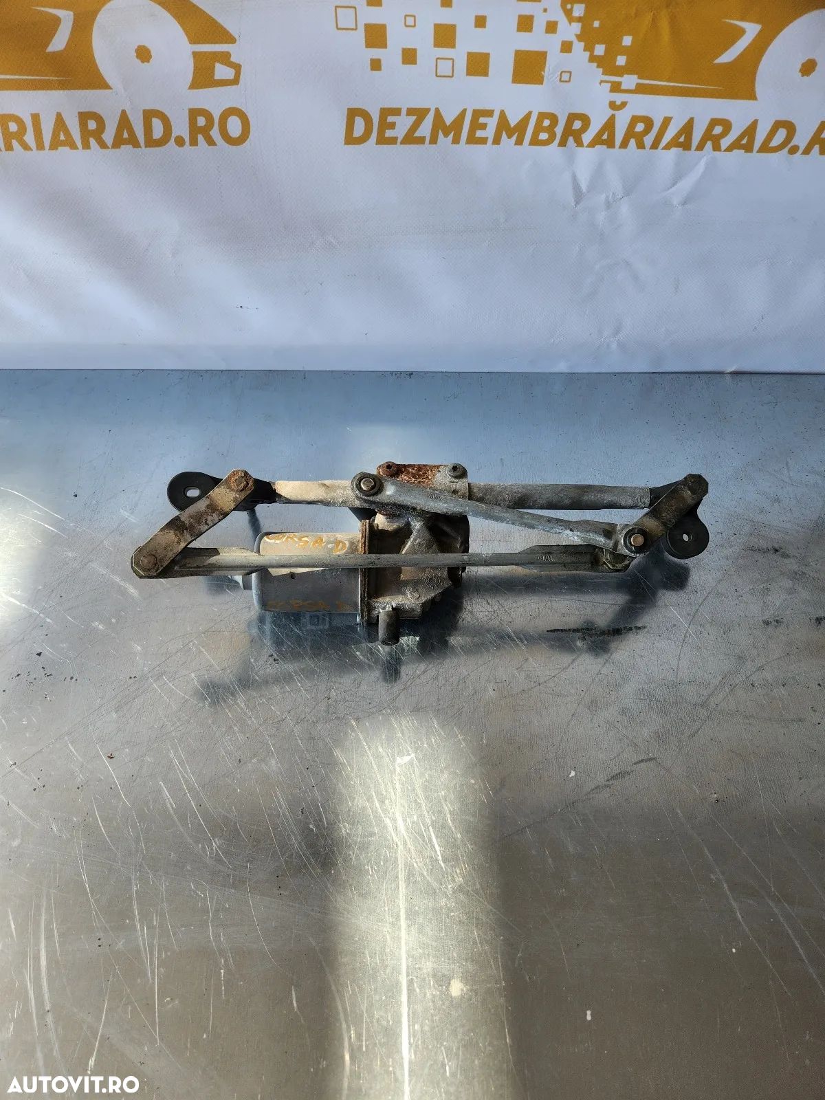 Ansamblu Motoras Stergatoare Opel Corsa D Volan Stanga Europa - Dezmembrari Arad - 1