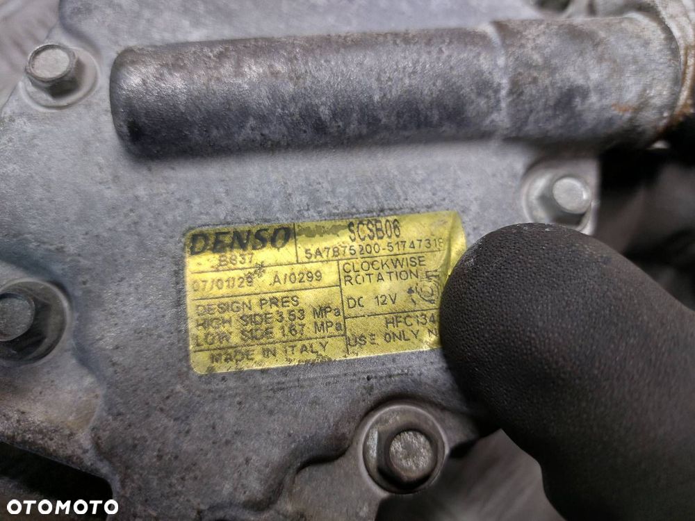 SPRĘŻARKA KOMPRESOR KLIMATYZACJI FIAT IDEA I LIFT 1.4 8V 51747318 - 4